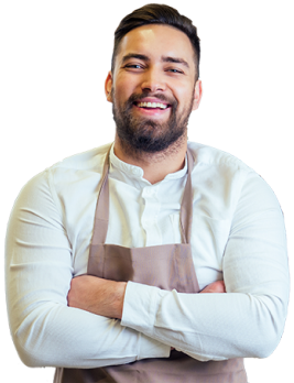 Business owner reviewing financing options